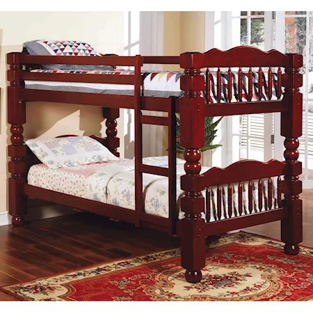 Traditional Twin Bunkbed
